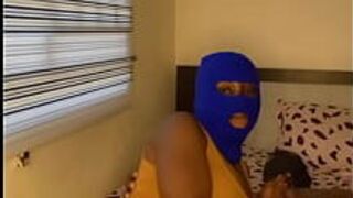 Surprised my gfs with a hot sex while she was busy on phone (Full video on my.club sexwithjj porn video